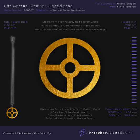 Universal Portal Necklace Gold (000087)