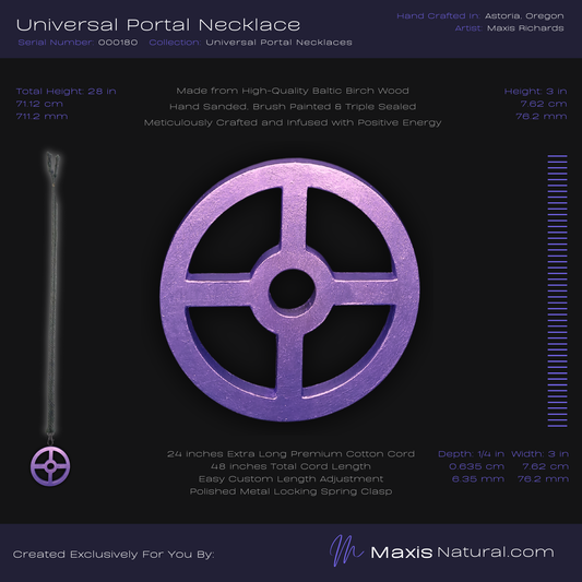 Universal Portal Necklace Purple (000180)