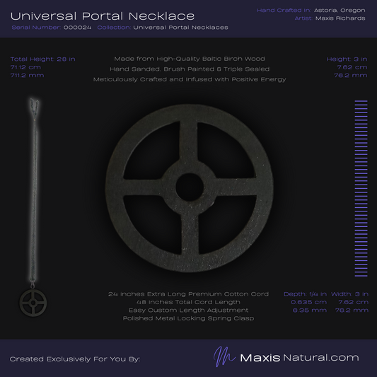 Universal Portal Necklace Slate Gray (000024)