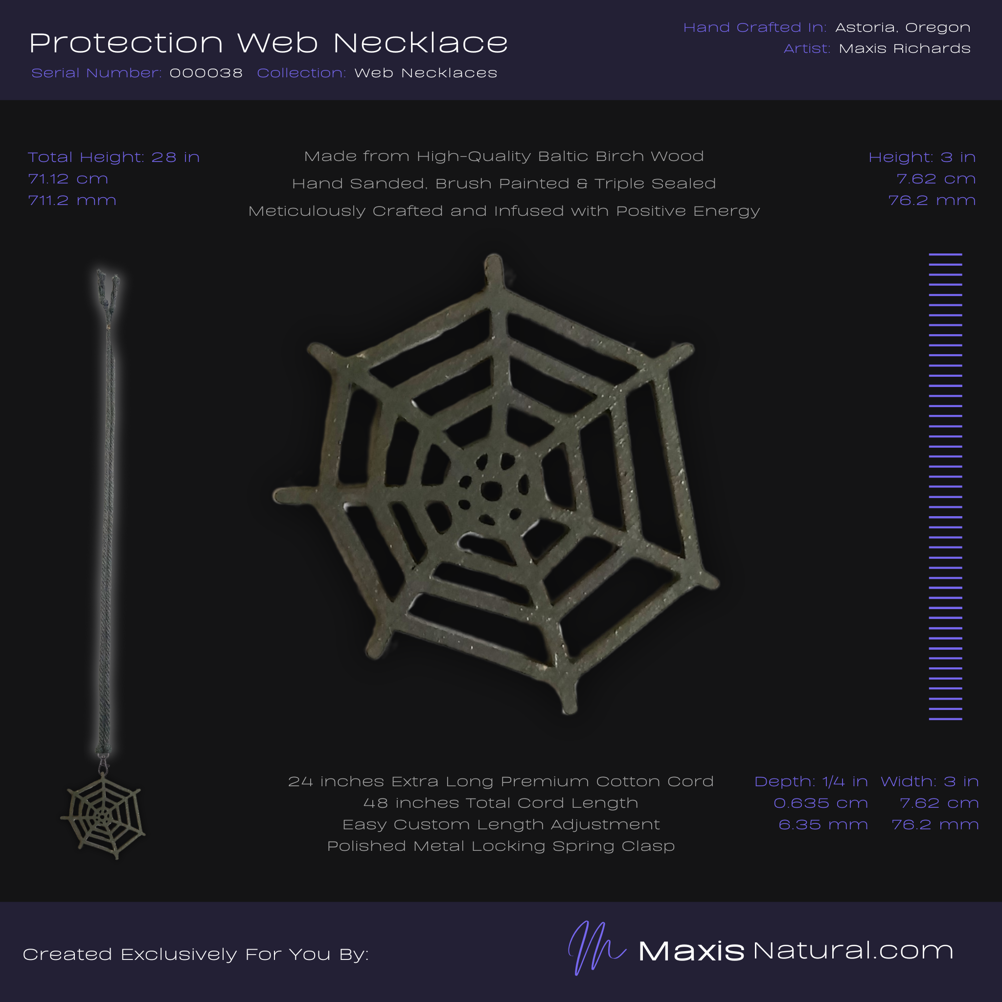 Protection Web Necklaces