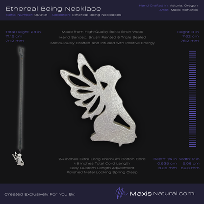 Ethereal Being Necklace - White Blaze (000131)