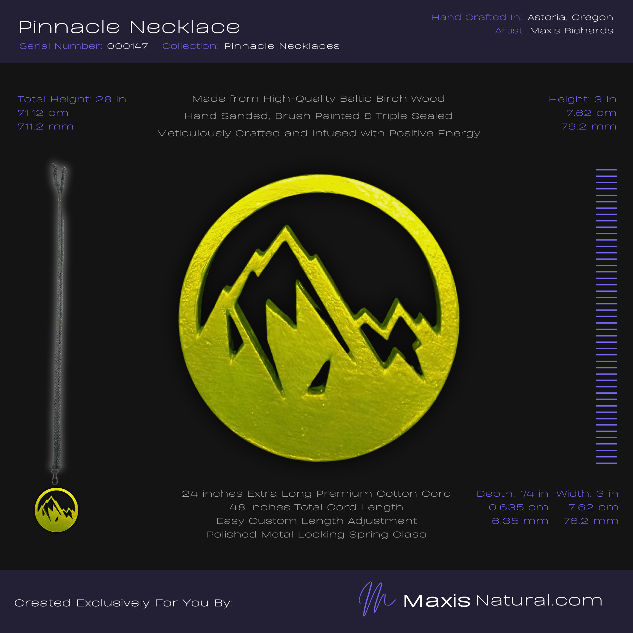 Mountain Pinnacle Necklaces