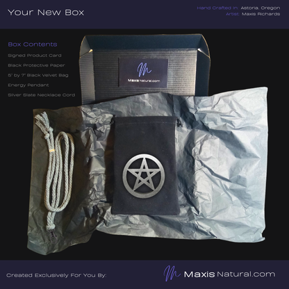 Universal Pentacle Necklace Silver (000154)