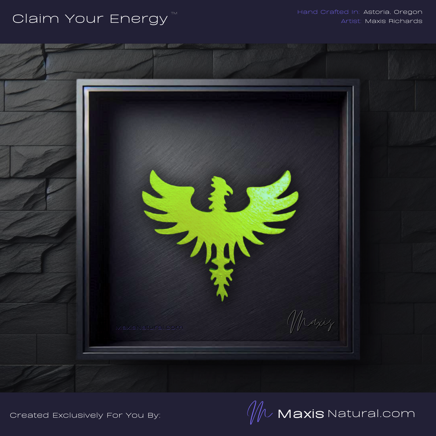 Rising Phoenix Necklace Flash Green (000165)