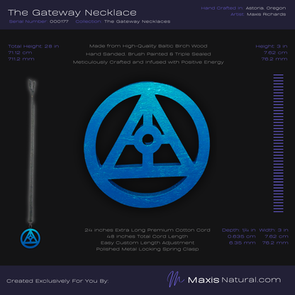 The Gateway Necklace Blue (000177)