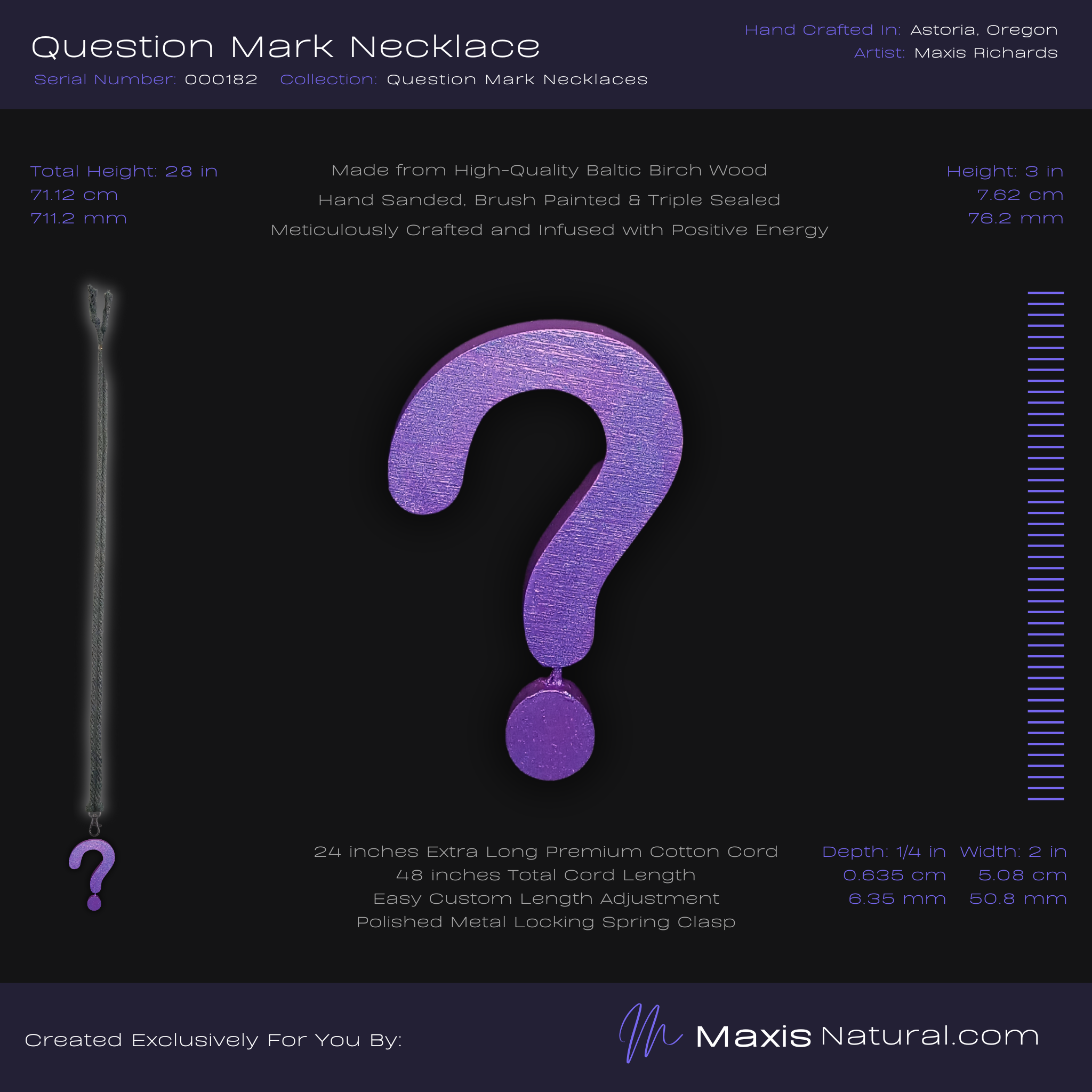 Question Mark Symbol Necklaces