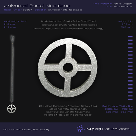 Universal Portal Necklace Silver (000187)