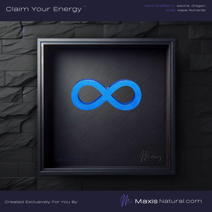 Spiritual Infinity Necklace Blue (000191)