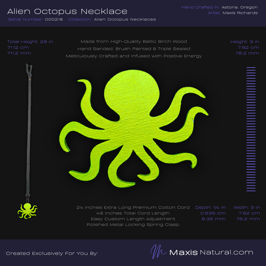 Octopus Alien Green Flash (000218)