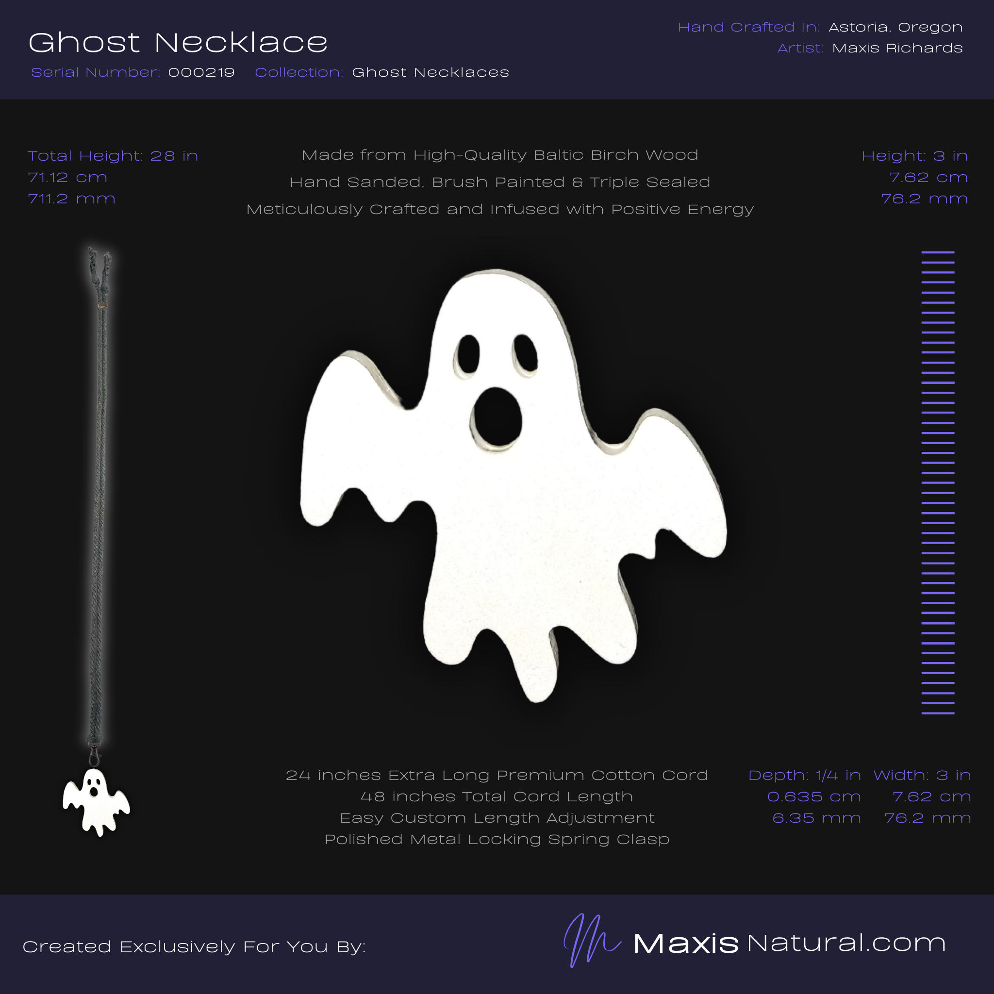 Ghost Symbol Necklaces