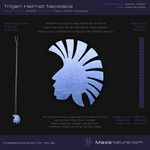 Trojan Helmet Necklaces