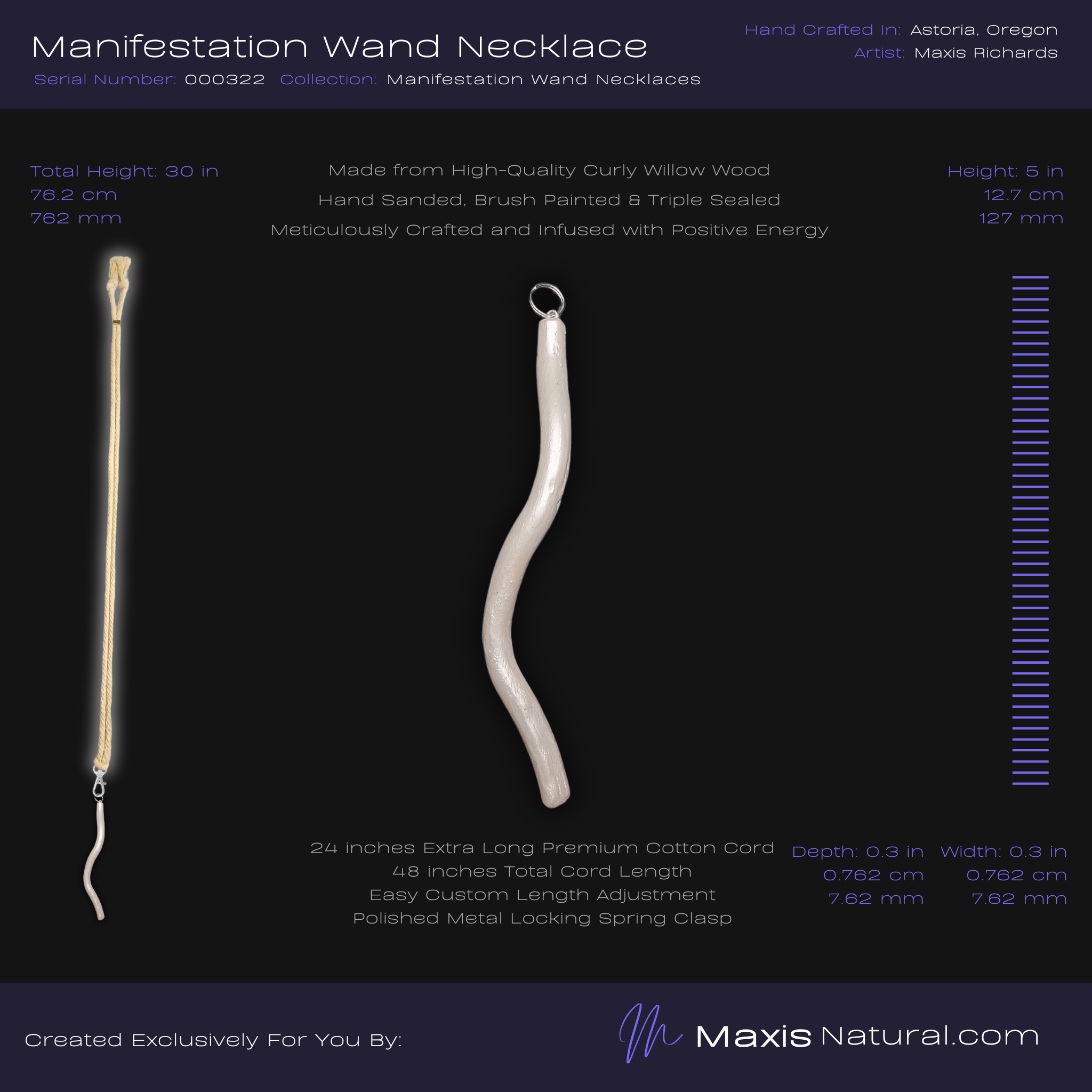 Manifestation Wand Necklaces