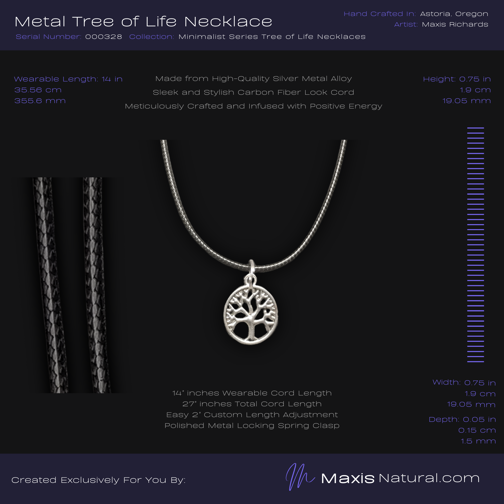 Tree of Life Minimalist Series Necklaces