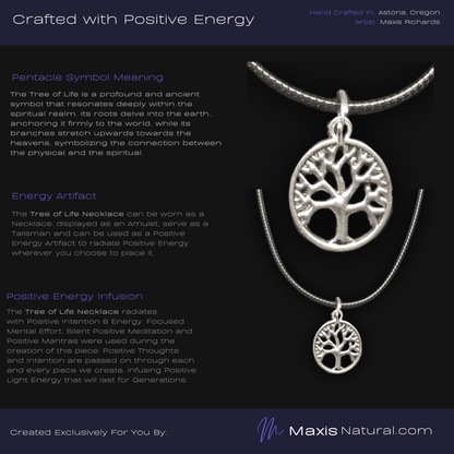 Metal Minimalist Series Tree of Life Necklace (000328)