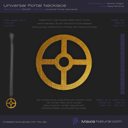 Universal Portal Necklace Gold (000087)