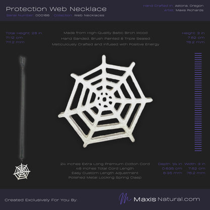 Protection Web Necklace White Blaze (000166)