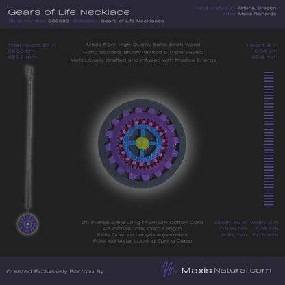 Gears of Life Necklace (000083)