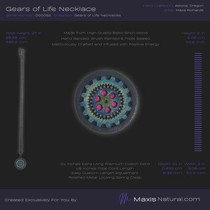 Gears of Life Necklace (000052)